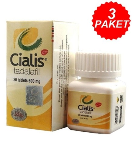 Cialis 600 mg 30 Tablet 3 Kutu