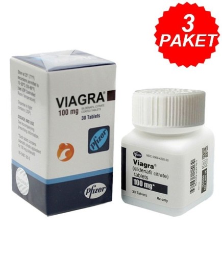 Viagra 100 mg 30 lu Tablet 3 Kutu