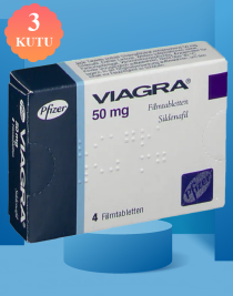 Viagra 50 mg 4 Tablet 3 Kutu