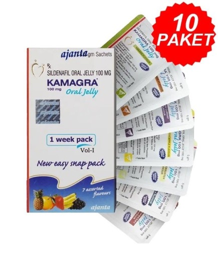 Kamagra Oral Jel 100 mg Kırılan 10 Kutu