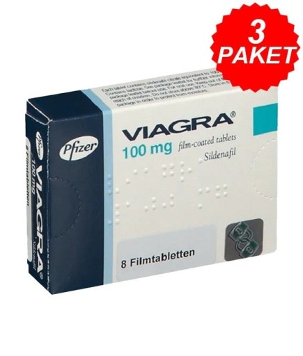 Viagra 100 mg 8 li 3 Kutu