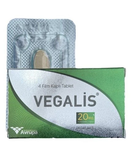 Vegalis 20 mg  4 Tablet Sertleşme İlacı