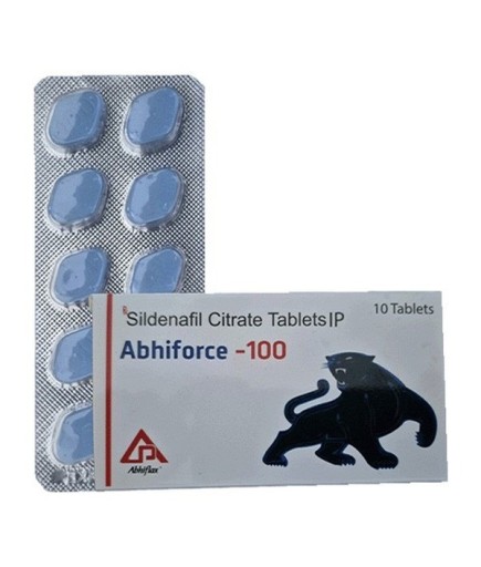 Abhiforce Sildenafil Viagra 100 mg 10 Tablet